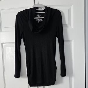 Derek Heart Black Ribbed Knit Top